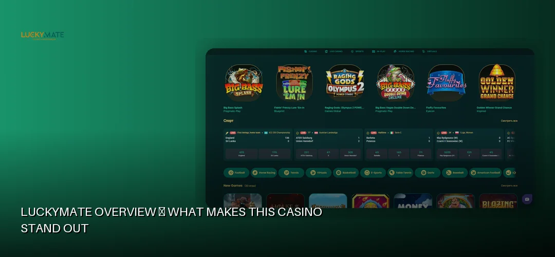 Luckymate promotional banner